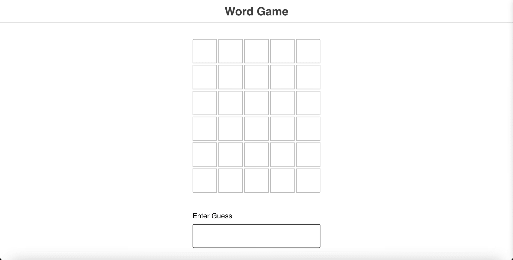 Word Game